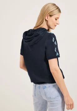 Shirt Mit Schulterprint