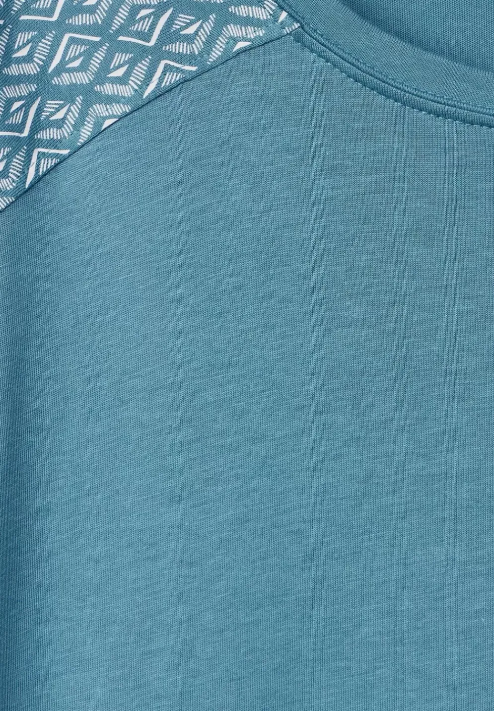 Shirt Mit Schulterprint