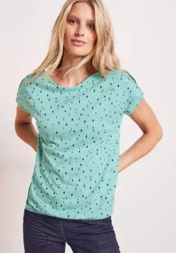 Shirt Mit Schulterschlitz
