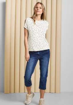 Shirt Mit Schulterschlitz