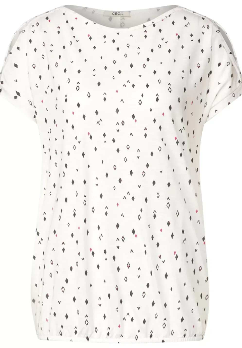 Shirt Mit Schulterschlitz