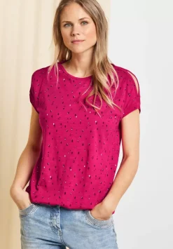 Shirt Mit Schulterschlitz