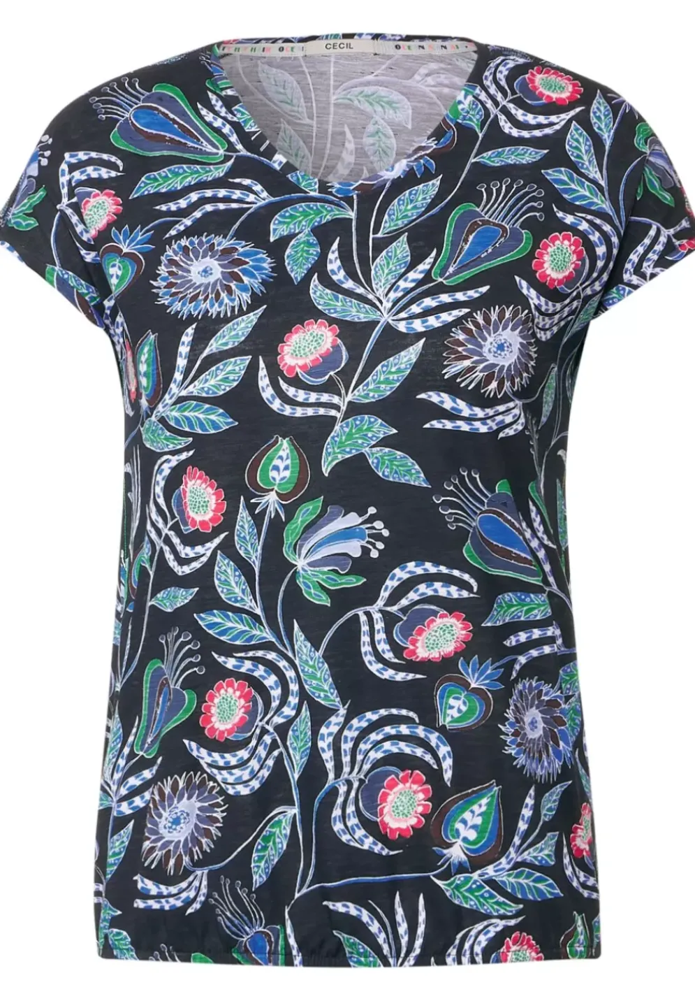 Shirt Mit Smock Schultern