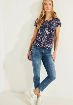 Shirt Mit Smock Schultern