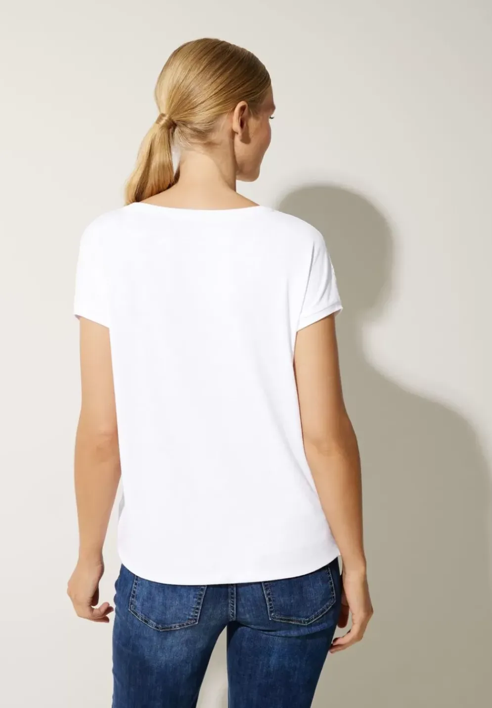 Shirt Mit Spitzendetail