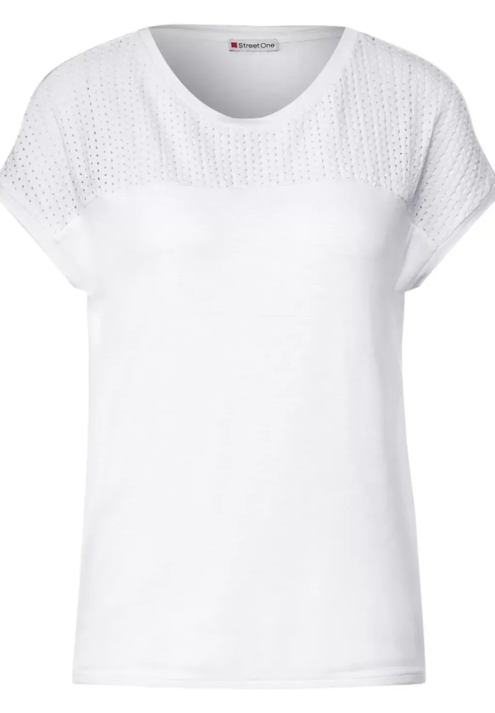 Shirt Mit Spitzendetail