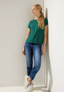 Shirt Mit Spitzendetail