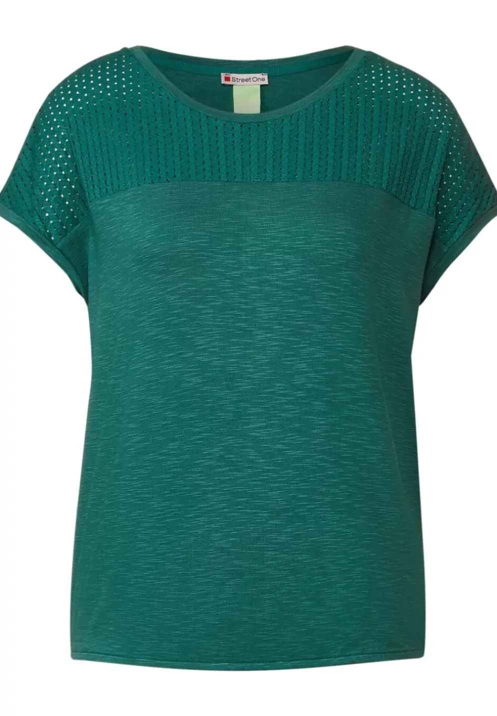 Shirt Mit Spitzendetail