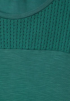 Shirt Mit Spitzendetail