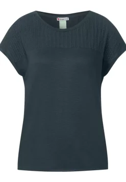 Shirt Mit Spitzendetail