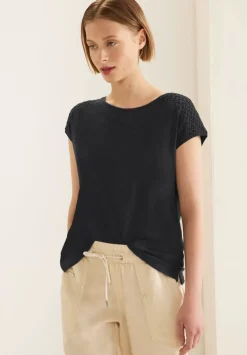 Shirt Mit Spitzeneinsatz
