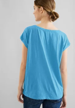 Shirt Mit Spitzeneinsatz
