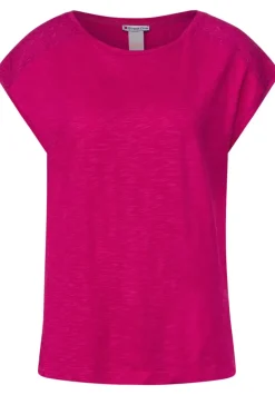 Shirt Mit Spitzeneinsatz
