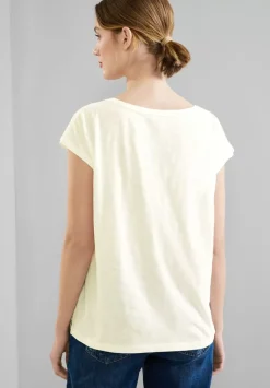 Shirt Mit Spitzeneinsatz