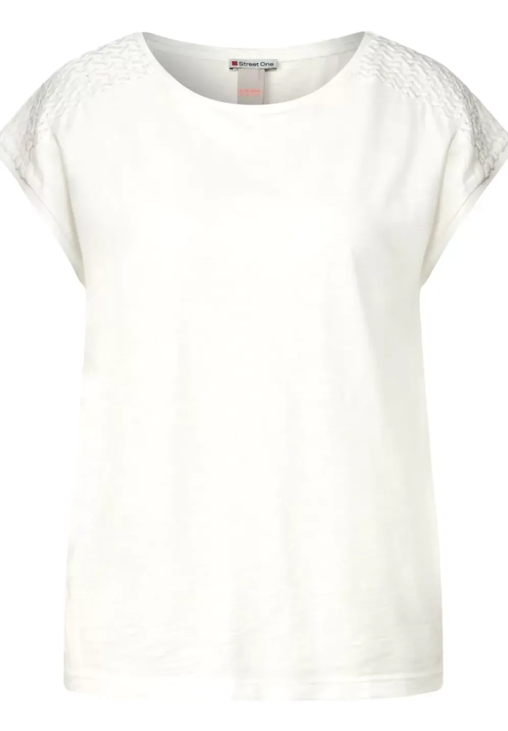 Shirt Mit Spitzeneinsatz
