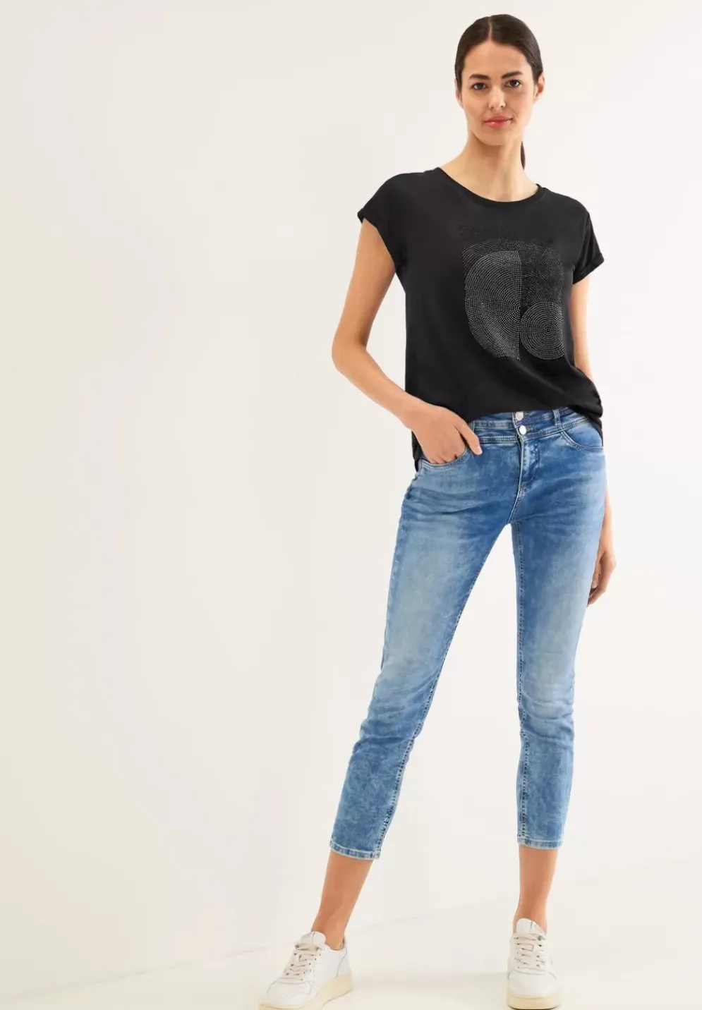 Shirt Mit Steinchen Artwork