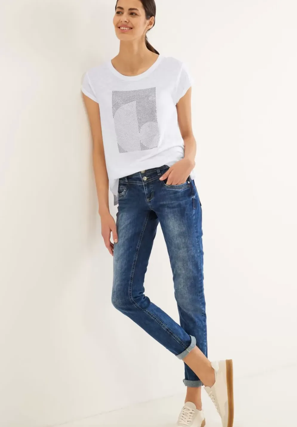 Shirt Mit Steinchen Artwork