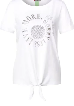 Shirt Mit Steinchen Print