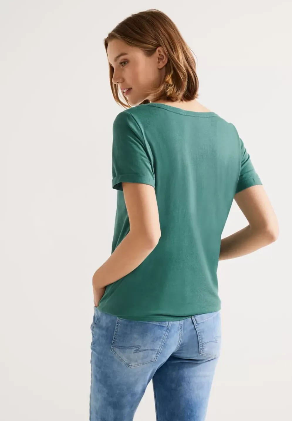 Shirt Mit Steinchen Print