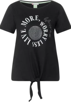 Shirt Mit Steinchen Print