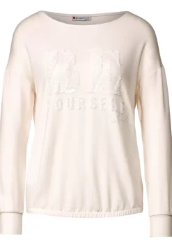 Shirt Mit Steinchenwording