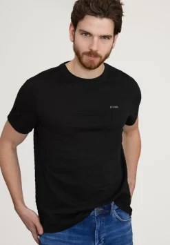 Shirt Mit Struktur Streifen