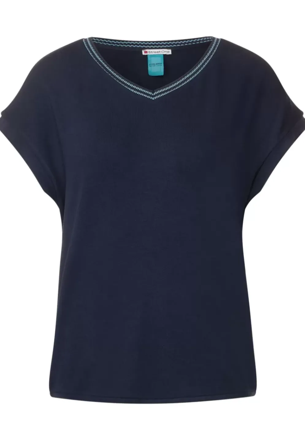 Shirt Mit V-Ausschnitt