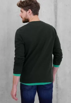 Shirt Mit Waffelstruktur