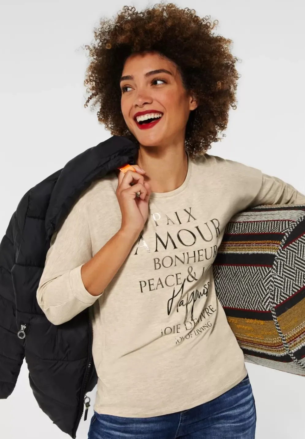 Shirt Mit Wording Print