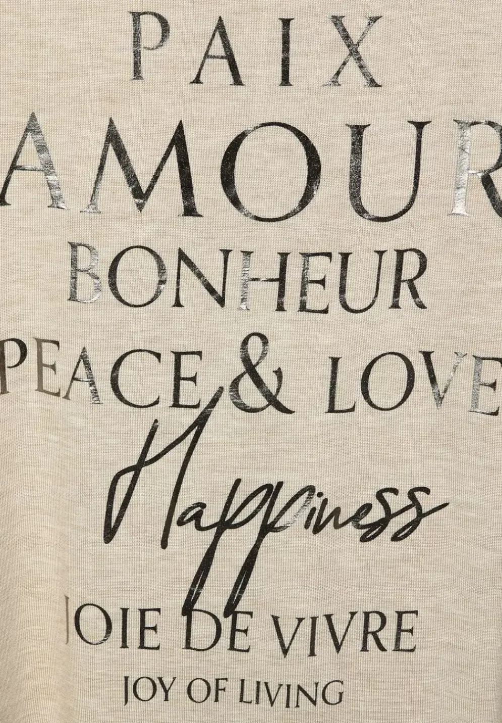 Shirt Mit Wording Print