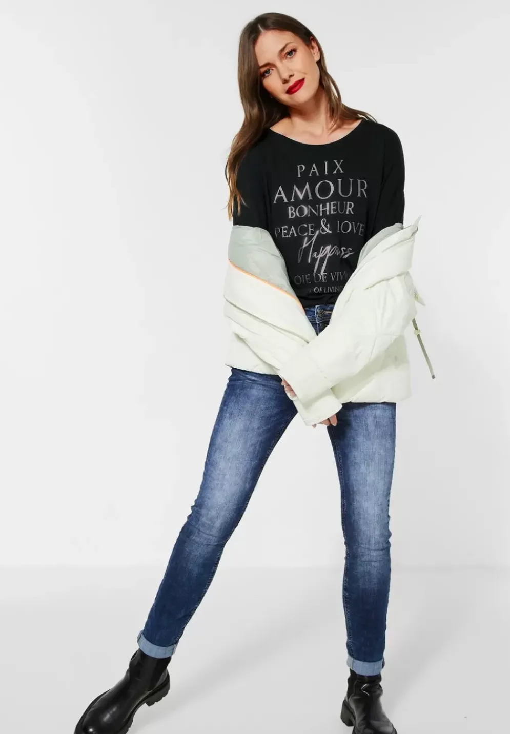 Shirt Mit Wording Print