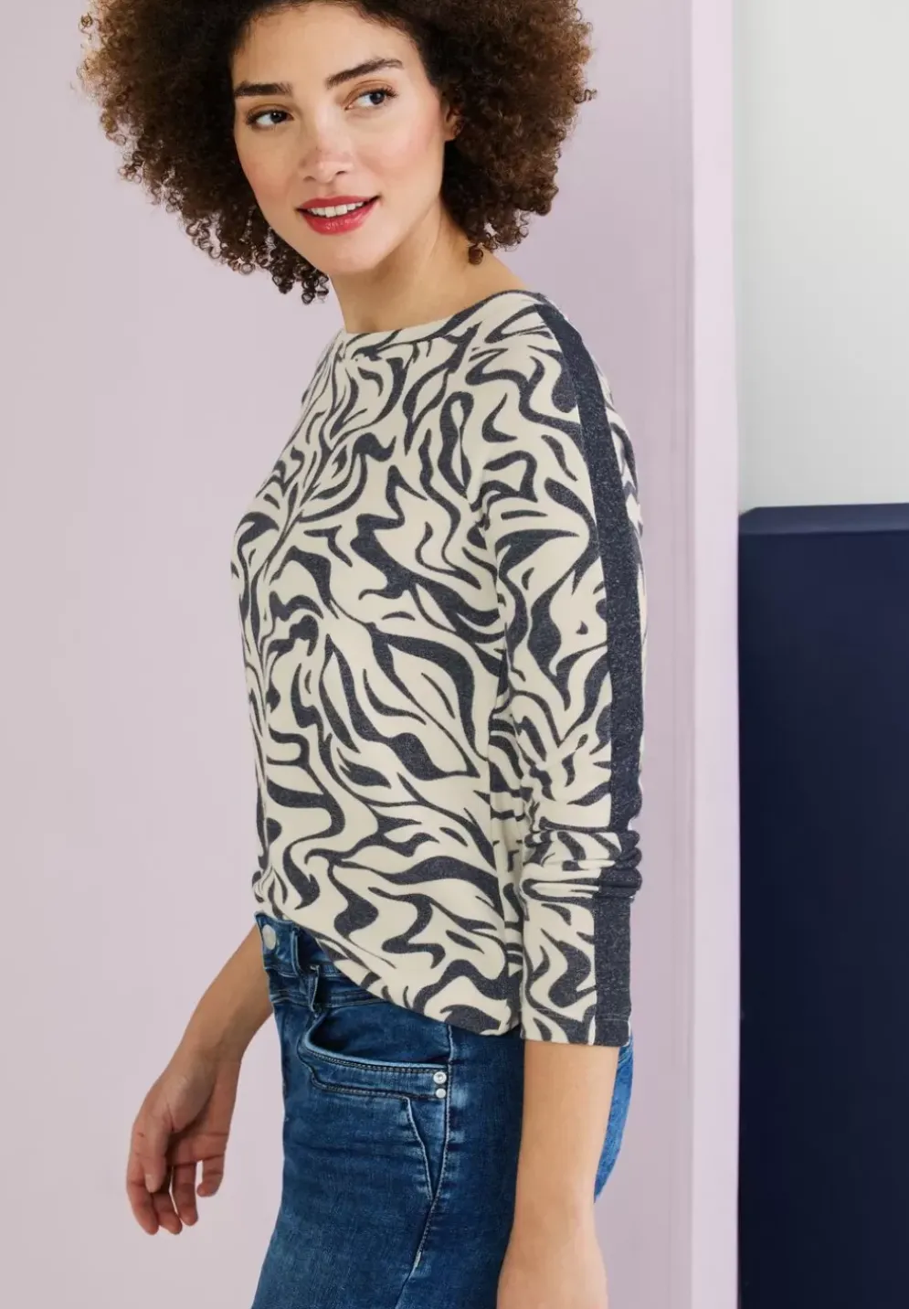 Shirt Mit Zebra Print