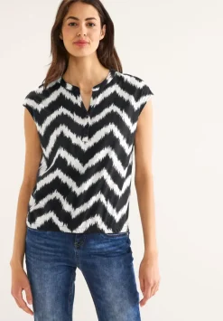 Shirt Mit Zick Zack Print