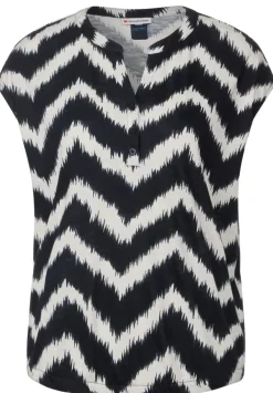 Shirt Mit Zick Zack Print