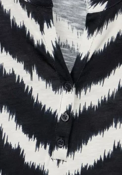 Shirt Mit Zick Zack Print