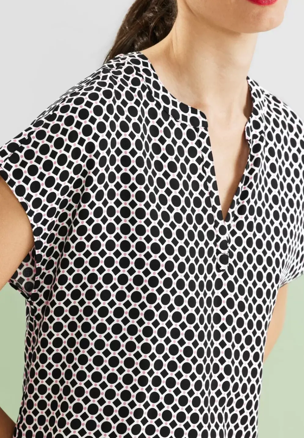 Shirtbluse Mit Alloverprint