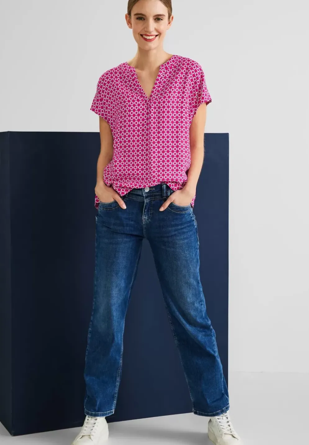 Shirtbluse Mit Alloverprint