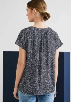 Shirtbluse Mit Minimalprint