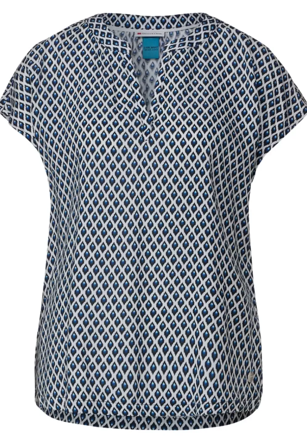 Shirtbluse Mit Minimalprint
