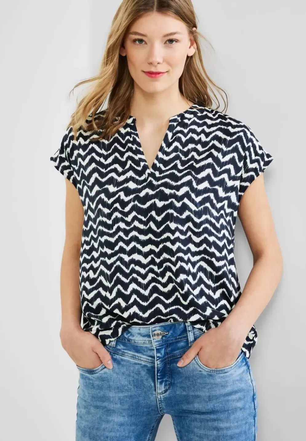 Shirtbluse Mit Print