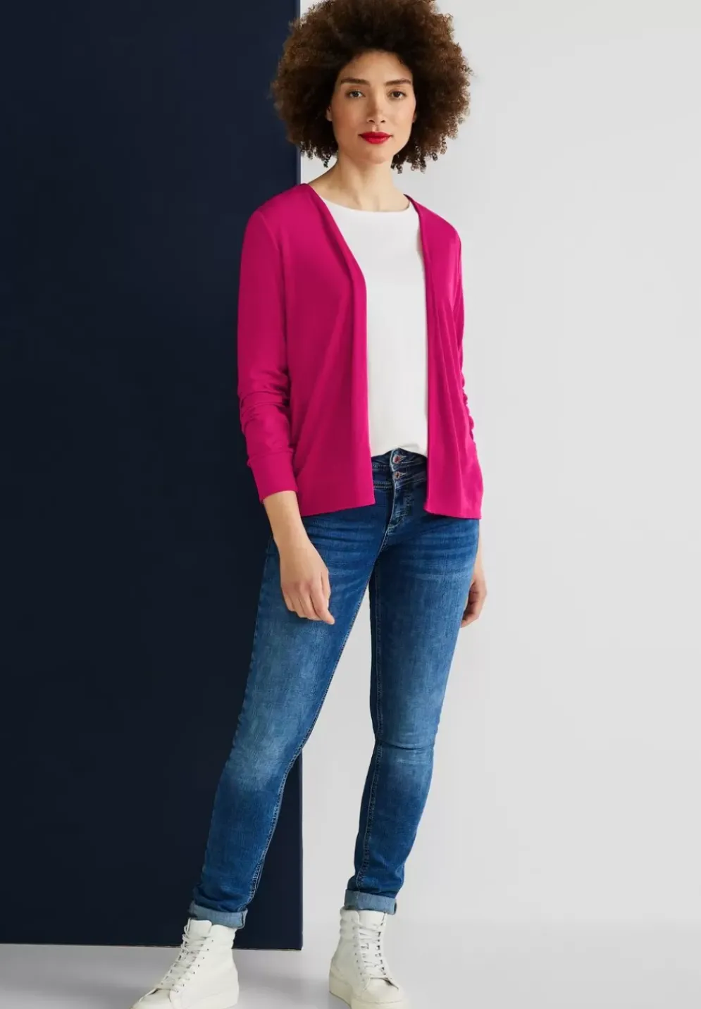 Shirtjacke In Unifarbe