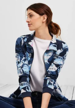 Shirtjacke Mit Blumenprint