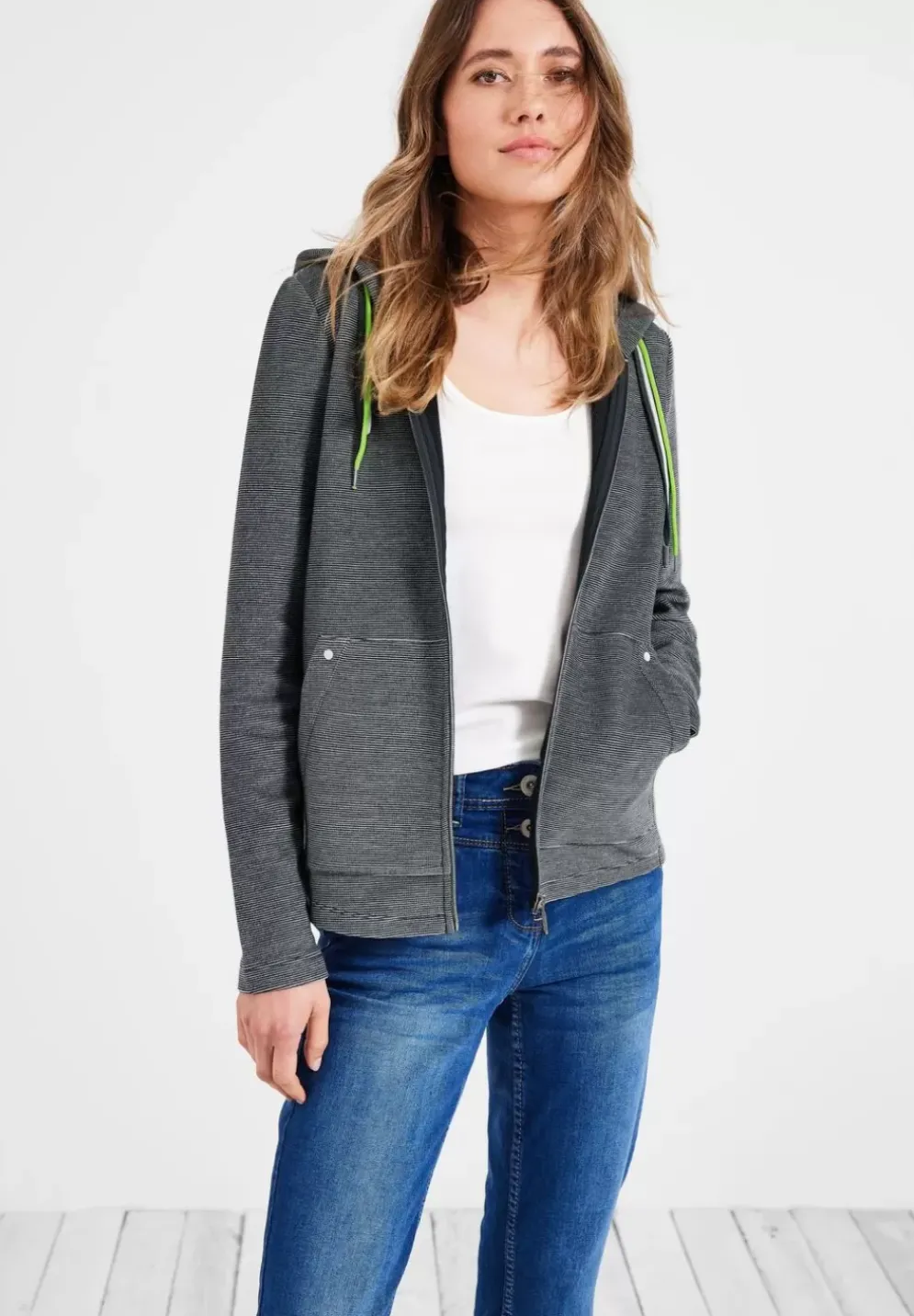 Shirtjacke Mit Kapuze