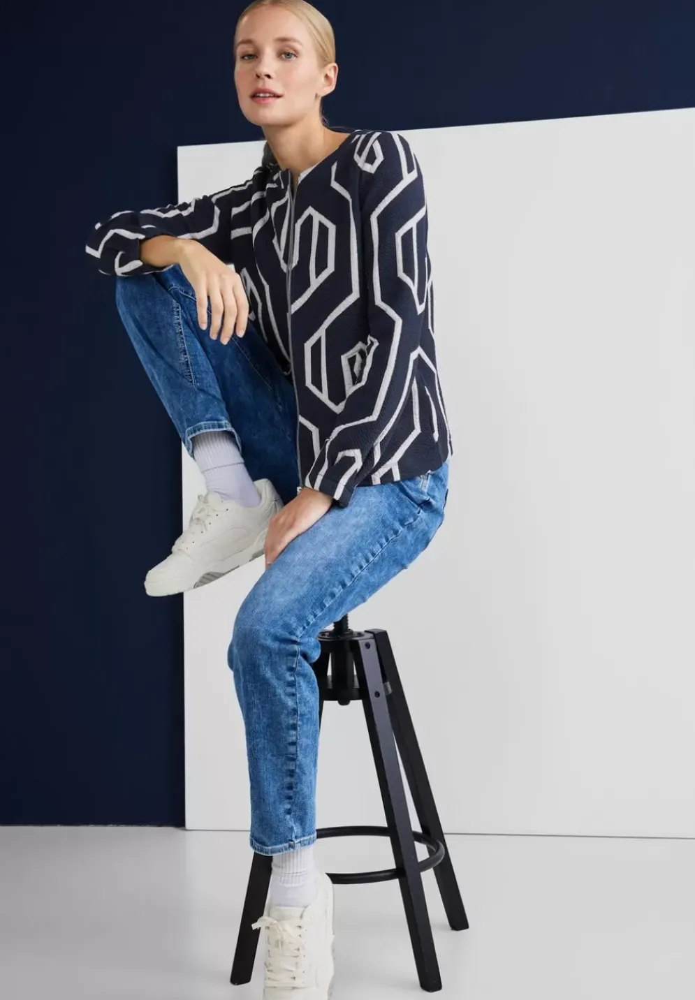 Shirtjacke Mit Print