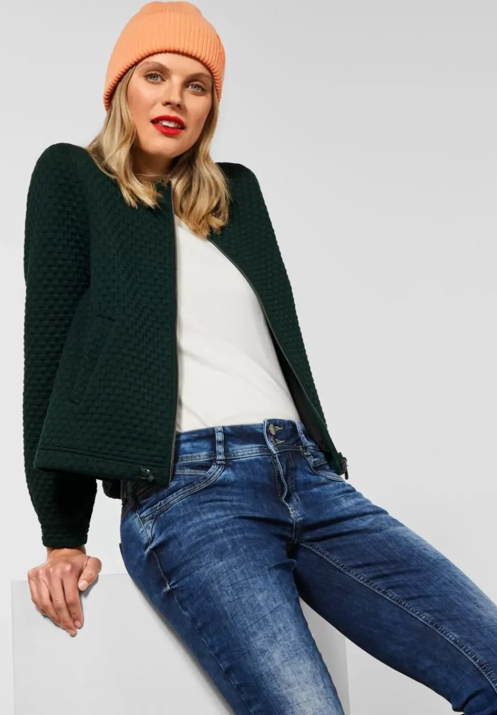 Shirtjacke Mit Struktur