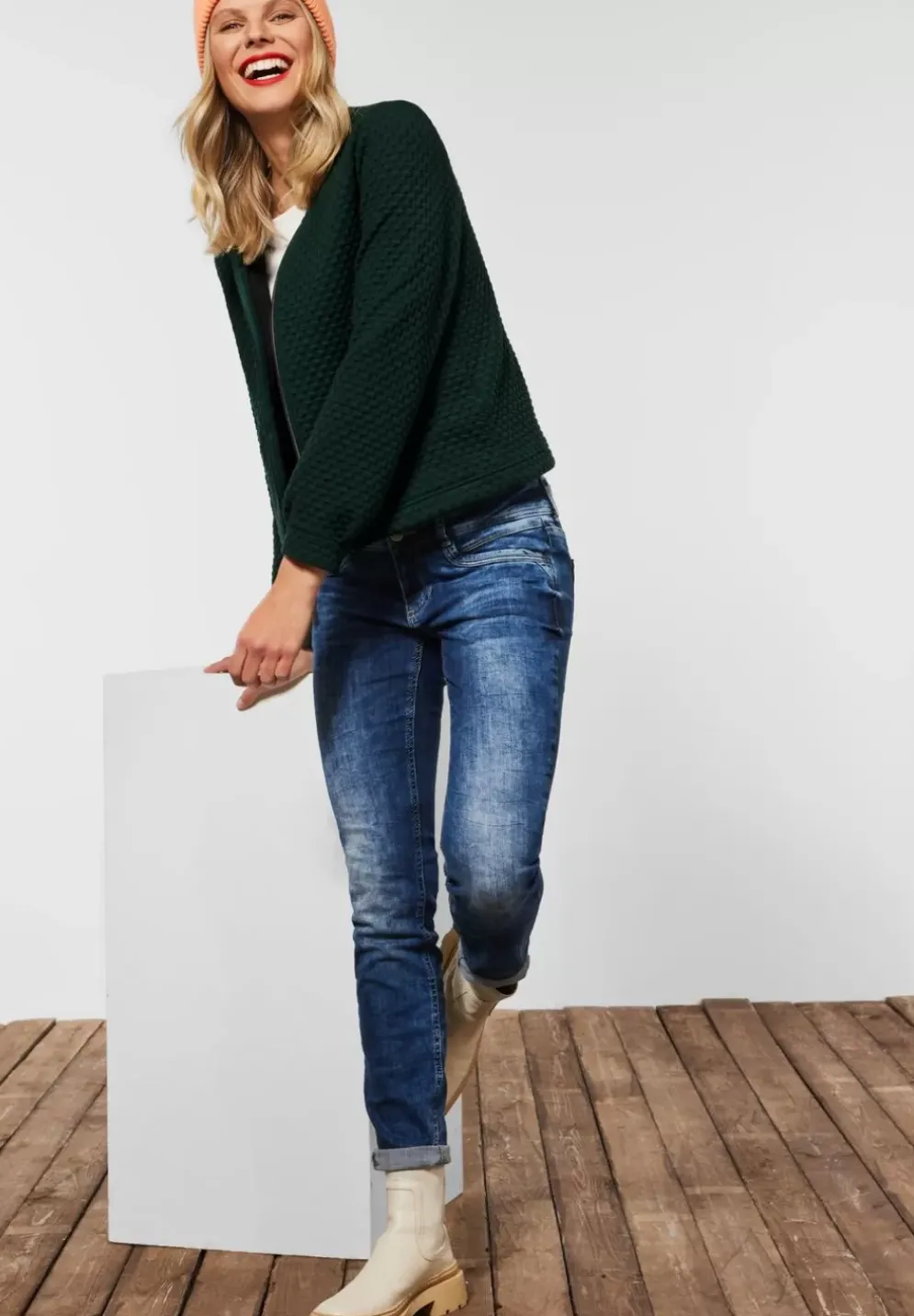 Shirtjacke Mit Struktur