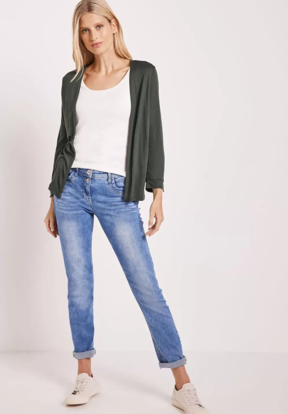 Shirtjacket In Unifarbe