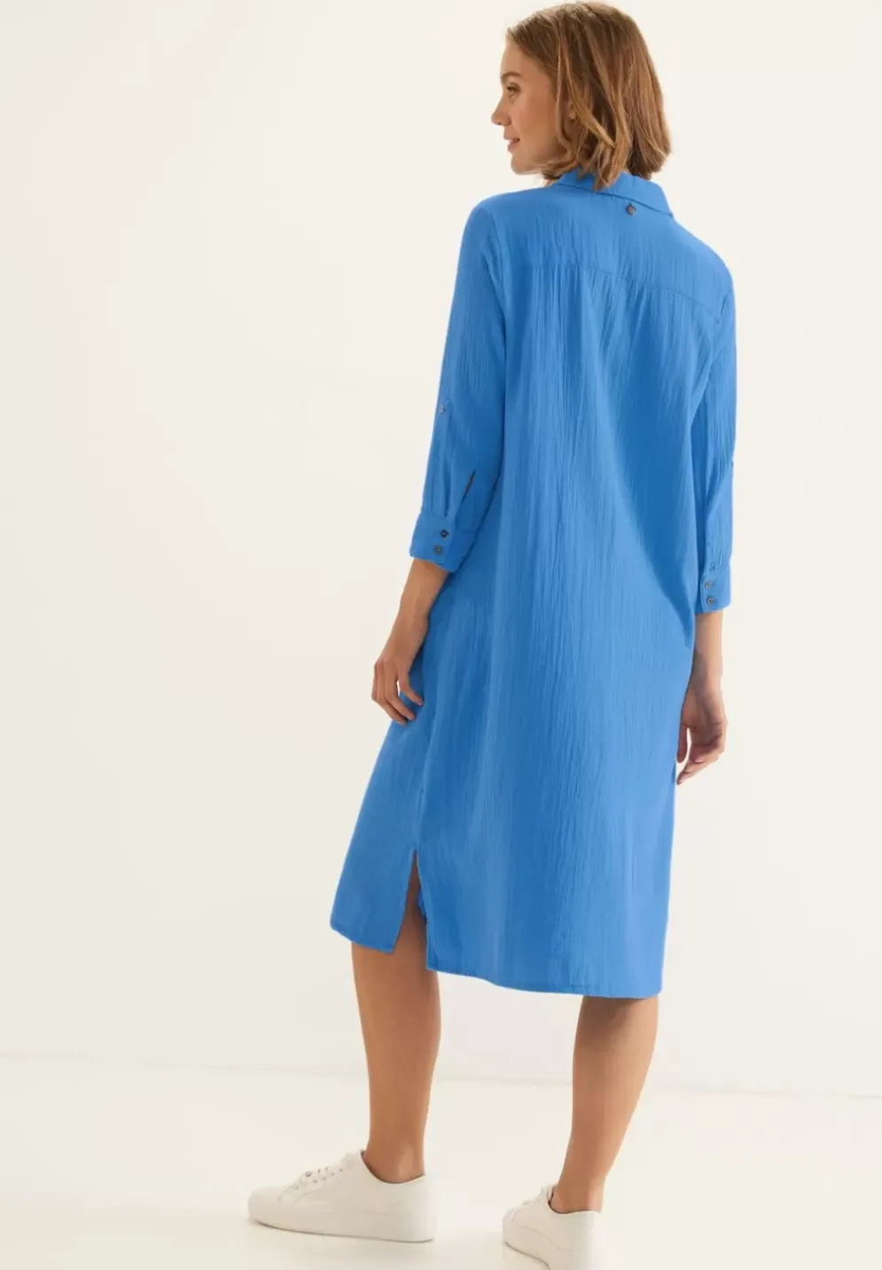 Shirtkleid Mit Knopfleiste