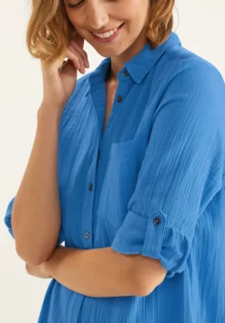 Shirtkleid Mit Knopfleiste