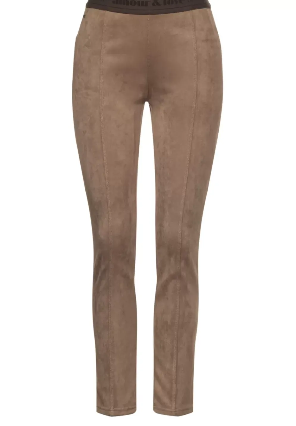 Skinny Fit Hose In Velours